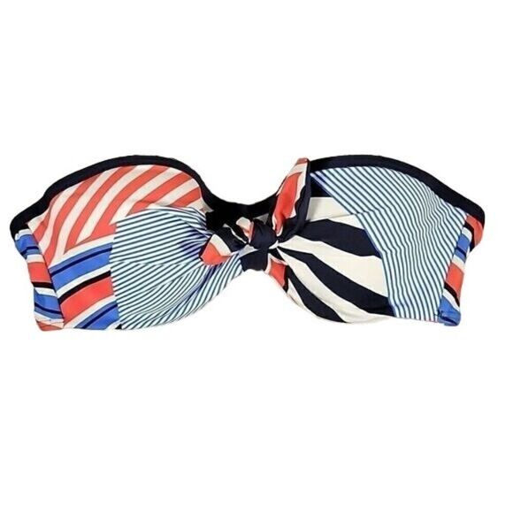 Tommy Hilfiger Strapless Bikini Top Sz M - Picture 1 of 10